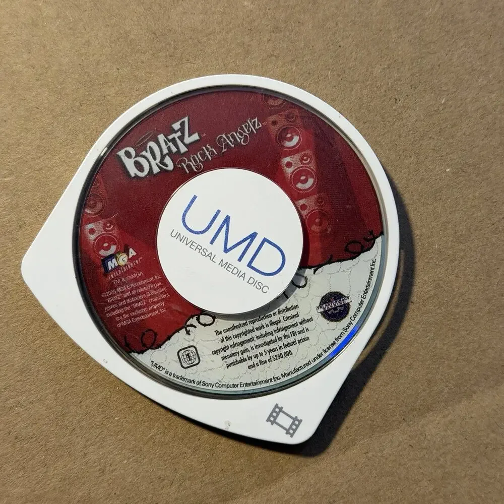 Bratz Rock Angelz UMD PSP Ultra Rare Movie Playstation Portable RD DESCRIPTION